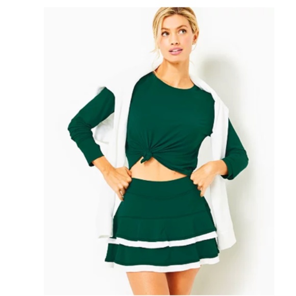 Lilly Pulitzer Pants - Lilly Pulitzer Zela Skort in green Size XL Luxletic